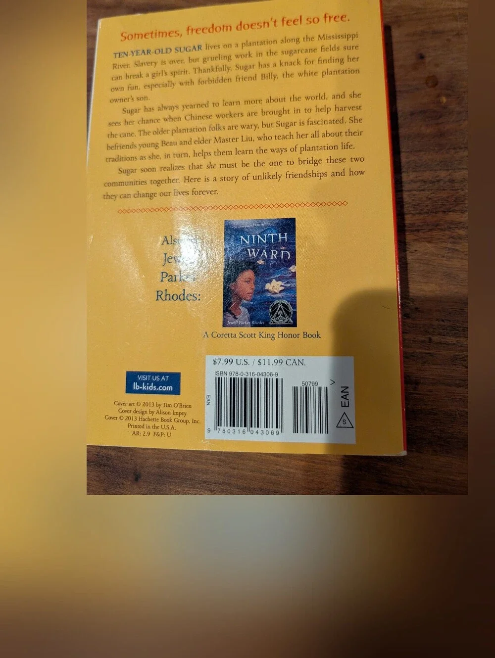 Sugar Illustrated Children's Book - Blue Cover with Orange Title